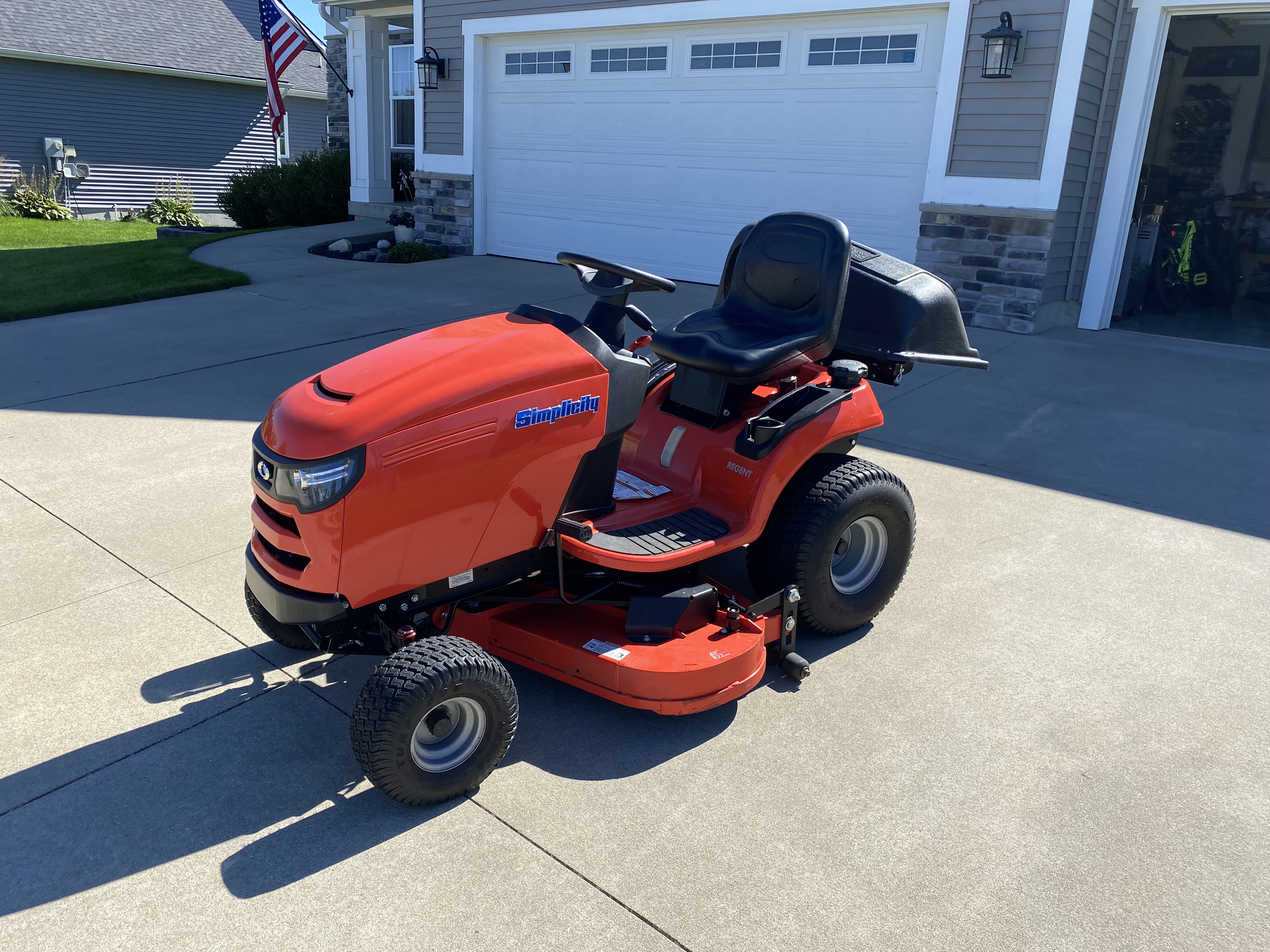 Regent 48 with bagger and mulch kit for sale in Byron Center, MI